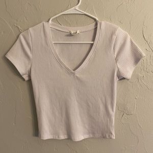 White everyday use blouse size large.